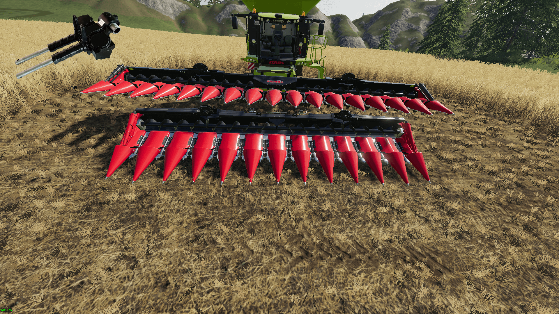 Gearkasse til kornhøster i aluminium